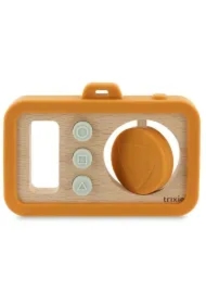 Drewniany silikonowy aparat dla niemowląt