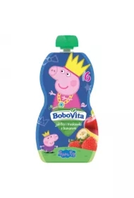 Świnka Peppa Mus jabłko i truskawki z bananem po 6 miesiącu