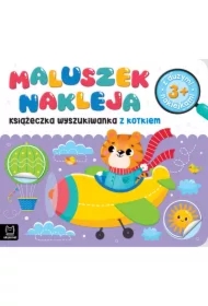 Maluszek nakleja Książeczka wyszukiwanka z kotkiem