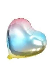 Balon foliowy tęczowy serce