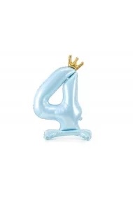 Stojący balon foliowy 4 błękitny