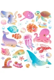 Naklejki papierowe - Zwierzęta morskie