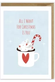 Kartka Boże Narodzenie All I want... + eko koperta
