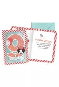 Karnet B6 Urodziny 9 chłopiec