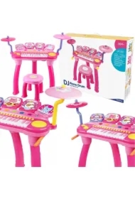 Zestaw perkusja i organki z mikrofonem