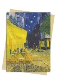 Karnet B6 Taras kawiarni w nocy