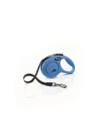 Smycz new classic taśma 3m, rozm. XS, niebieska, 12kg