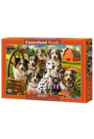 Puzzle 1000 el. Happy Dogs In The Countryside