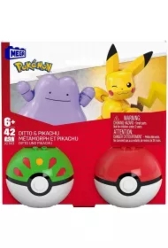 MEGA Pokémon. Pokeball Ditto i Pikachu JCT43