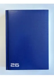 Kalendarz 2026 A5 dzienny niebieski