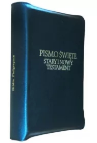 Biblia Pielgrzyma skórzany futerał czarny