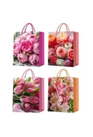Torba prezentowa Kwiaty MIX