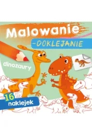 Malowanie-doklejanie. Dinozaury
