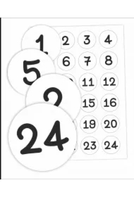 Naklejki do szafki Cyfry 02