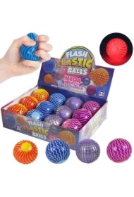 Piłka wzorki świecąca MIX