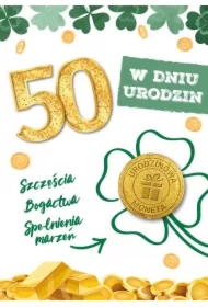 Karnet urodziny 50