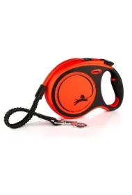 Xtreme, Smycz automatyczna dla psa, pomarańczowa, L, 5m, taśma