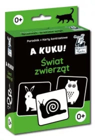 A kuku! Świat zwierząt. Karty kontrastowe + poradnik
