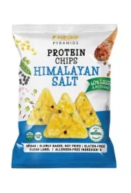 Chrupki piramidki proteinowe z solą himalajską bezglutenowe