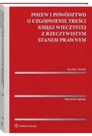 Pozew i powództwo o uzgodnienie treści księgi..