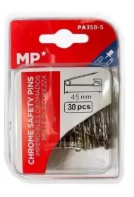 Agrafki srebrne 45mm