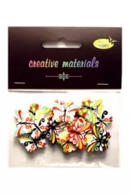 Guziki ozdobne Motyle 3 24x17mm