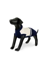 Sweter, dla psa, beżowo- granatowy, rozmiar 3 XL, 60