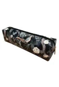 Piórnik szkolny młodzieżowy prostokąt kostka Botanique Pawie