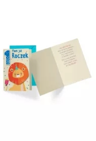 Karnet B6 DK-856 Roczek lew