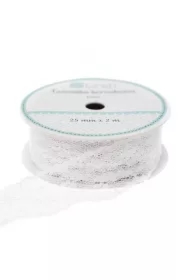 Tasiemka koronkowa biała