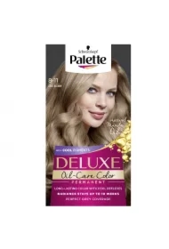 Deluxe Oil-Care Color farba do włosów trwale koloryzująca z mikroolejkami 8-11 Chłodny Blond