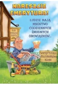 Kartka okolicznościowa Emerytura