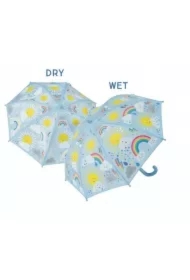 Parasolka zmieniająca kolory słoneczko i chmurki