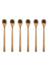 Komplet łyżeczek koktajlowych Vita Mat Gold w pudełku 9033