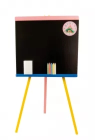 Tablica trójnoga kolorowa z zegarem