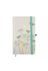 Kalendarz 2026 kieszonkowy tygodniowy niebieskie Kwiaty