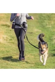 Pas biodrowy hands free czarny