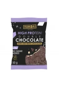 Ciastko proteinowe podwójnie czekoladowe bezglutenowe