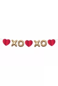 Girlanda papierowa XoXo