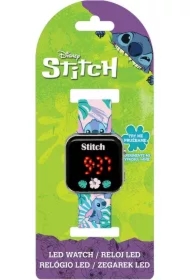 Zegarek LED z kalendarzem Stitch LAS4091