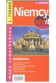 Mapa samochodowa Niemcy 1:750000