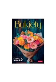 Kalendarz 2026 A4 wieloplanszowy Bukiety