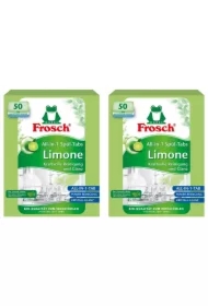 Tabletki do zmywarek All in One limonkowe zestaw