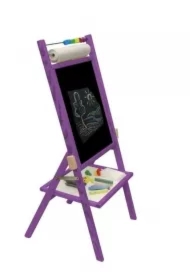 Tablica obrotowa z rolką papieru fioletowa