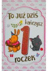 Karnet Roczek dziewczynka 2K-066