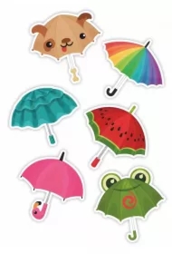 Dekoracje okienne dwustronne Parasole 01