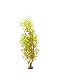 Roślina, do dekoracji akwarium, żółta, plastikowa, 31 cm, młody beniaminek