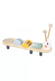 Drewniany muzyczny ministolik Dżdżownica Sweet Cocoon 12 m+