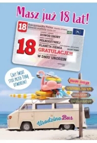 Karnet urodziny 18