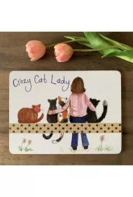 Podkładka pod talerz MT57 Crazy Cat Lady Kociara